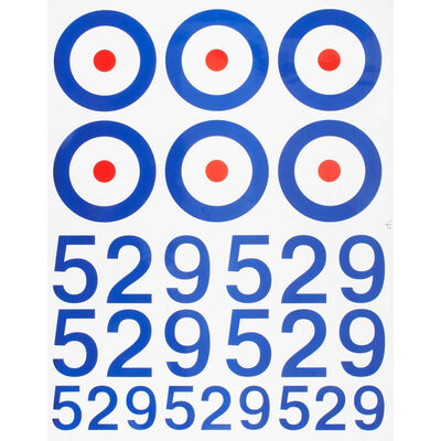 Decal 1 4 3 4 Westland Lysander GP EP ARF Decal 1 4 3 4 Westland Lysander GP EP ARF