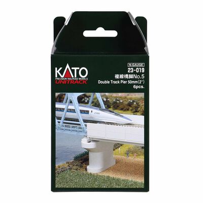 N Double Track Pier Set Poured 50mm N Double Track Pier Set Poured 50mm