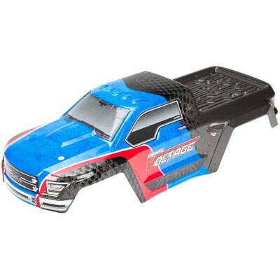 1/10 Painted Body with Decals, Blue/Black: GRANITE VOLTAGE 1/10 Painted Body with Decals, Blue/Black: GRANITE VOLTAGE