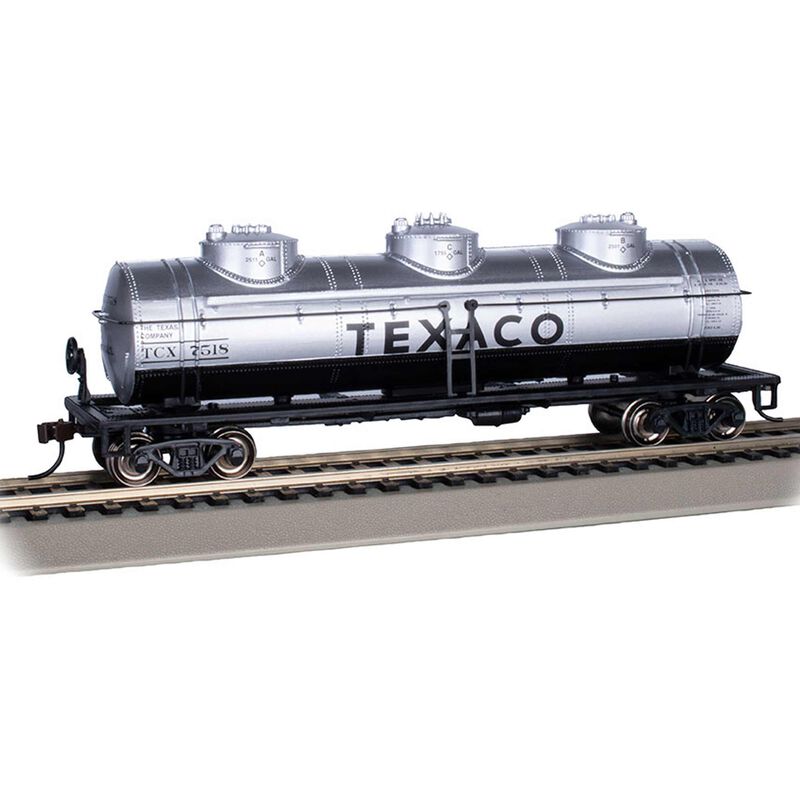 HO 40' Three Dome Tank Car, Texaco #7518