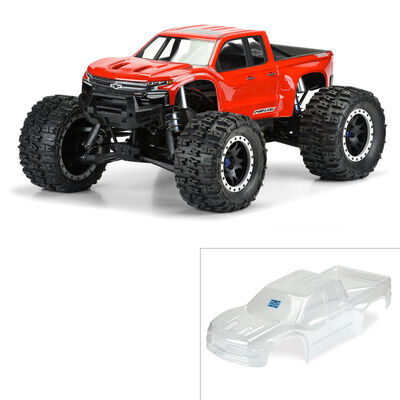 1/5 Pre-Cut 2019 Chevy Silverado Z71 Trail Boss Clear Body: X-MAXX 1/5 Pre-Cut 2019 Chevy Silverado Z71 Trail Boss Clear Body: X-MAXX