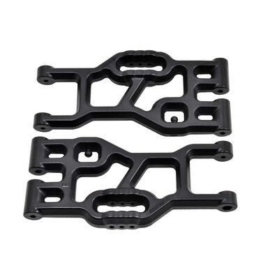 Front Lower A-arms, Black: Associated MT8 Front Lower A-arms, Black: Associated MT8