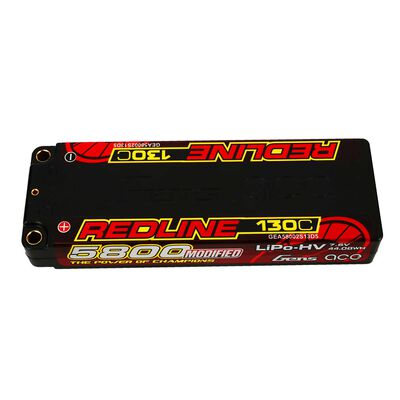 7.6V 5800mAh 2S 130C Hardcase LiHV Battery: 5mm Tubes 7.6V 5800mAh 2S 130C Hardcase LiHV Battery: 5mm Tubes
