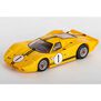 HO 1967 Ford GT40 Mk.IV #1 Mega G+ Slot Car, Sebring Yellow