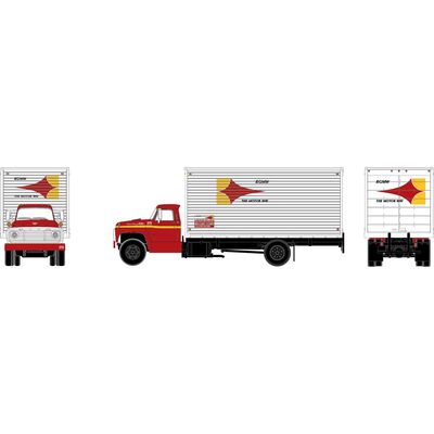 HO ATH Ford F-850 Box Van, DRGW HO ATH Ford F-850 Box Van, DRGW