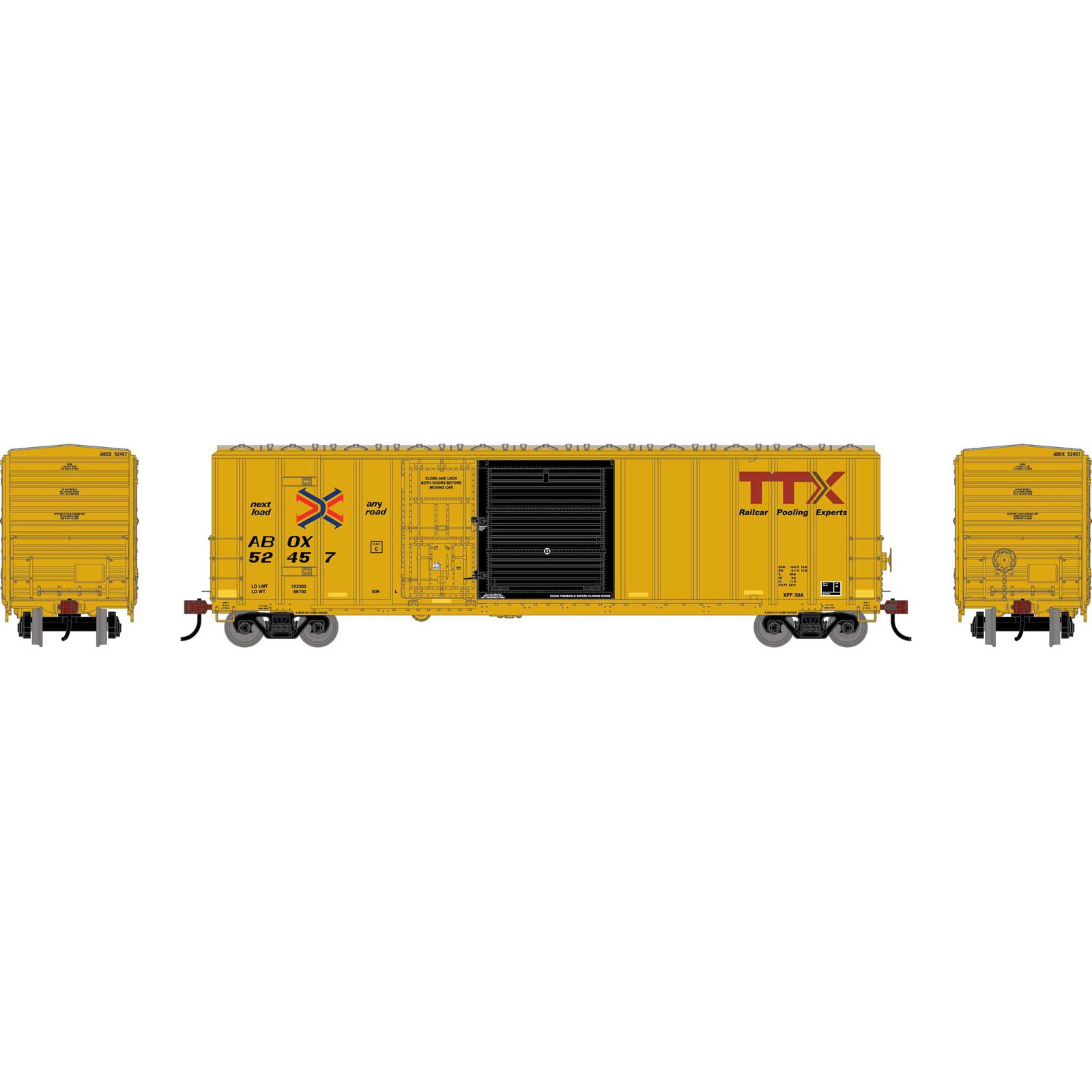 HO 50' FMC 5277 Combo Door Box Car, Legendary Liveries ABOX #52457