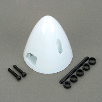 4 Pin Spinner,2-1/2" White 4 Pin Spinner,2-1/2" White
