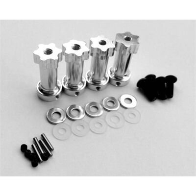 Aluminum 12mm Hex Wheel, 25mm Extension Aluminum 12mm Hex Wheel, 25mm Extension