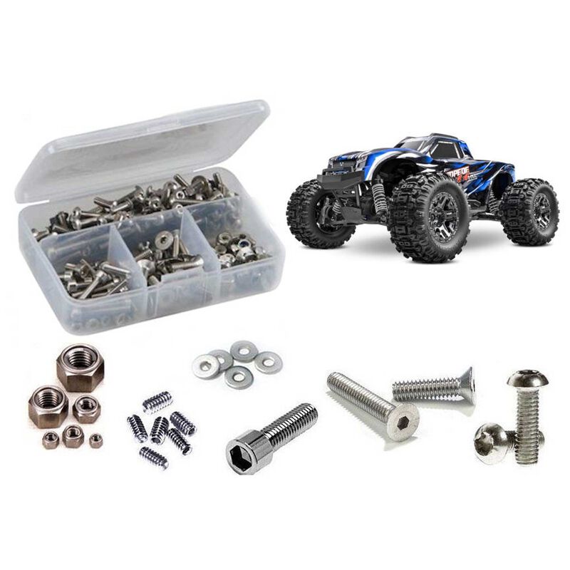 Stainless Steel Screw Kit, 1/10 Traxxas Stampede 4x4 VXL