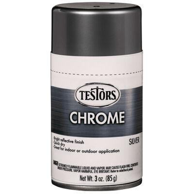 Testors Craft 3oz Chrome Spray, Silver Testors Craft 3oz Chrome Spray, Silver