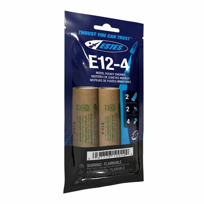 E12-4 24mm Model Rocket Engines (2) E12-4 24mm Model Rocket Engines (2)