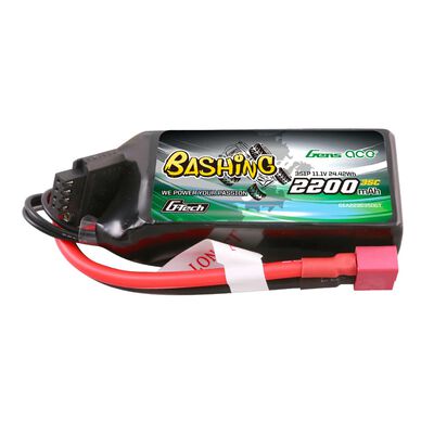 11.1V 2200mAh 3S 35C G-Tech Bashing LiPo Battery: Deans 11.1V 2200mAh 3S 35C G-Tech Bashing LiPo Battery: Deans