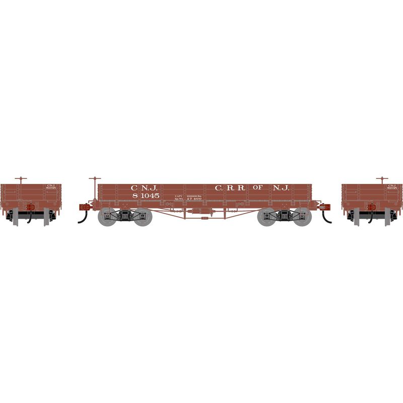HO ATH 36' Low Side Gondola w/ Drop Gates, CNJ #81045
