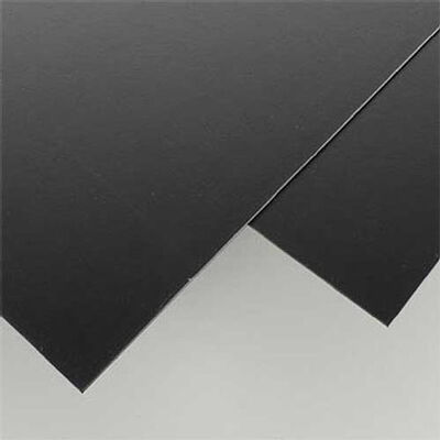 Black Styrene Sheets, .06x8x21" (2) Black Styrene Sheets, .06x8x21" (2)