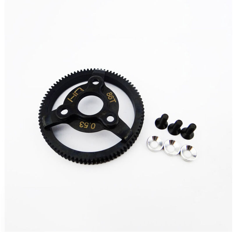 Hardened Steel 86T Spur Gear, 48 Pitch: Traxxas Bandit, Rustler, Slash, Stampede