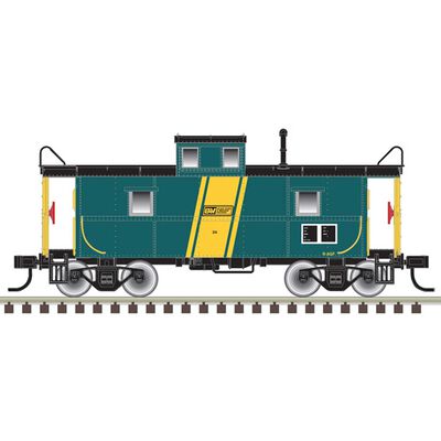 HO C&O Cupola Caboose Black River Western 34 HO C&O Cupola Caboose Black River Western 34