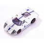 HO 1967 Ford GT40 Mk.IV #9 Mega G+ Slot Car, White