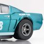 HO 1965 Shelby GT350R Donohue Mega G+ Slot Car, White & Blue