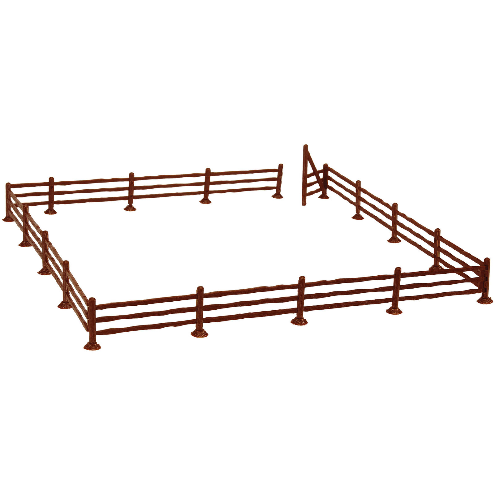 HO Rustic Fence & Gate, 72"