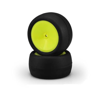 1/10 Smoothie 2 2.2â Pre-Mounted Rear 2WD Buggy Tires, Yellow Wheels, Silver Compound (2) 1/10 Smoothie 2 2.2â Pre-Mounted Rear 2WD Buggy Tires, Yellow Wheels, Silver Compound (2)