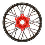 1/4 Pro-Spec Aluminum V2 Bead Rear Wheel Black/Red (1): Promoto-SM