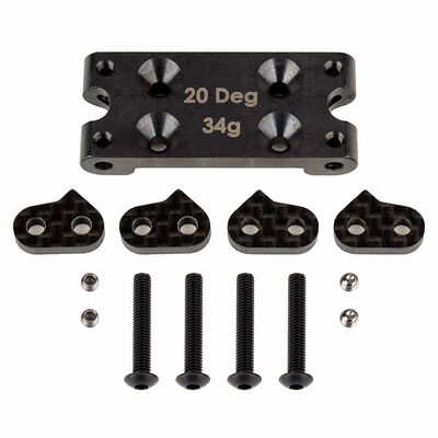 RC10B6 FT Steel Bulkhead 20 Degree RC10B6 FT Steel Bulkhead 20 Degree