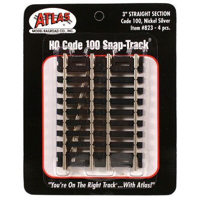 HO Code 100 3" Straight (4) HO Code 100 3" Straight (4)