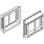 HO All-Weather Window Set, 2 Pane/Shallow/Angle(6)