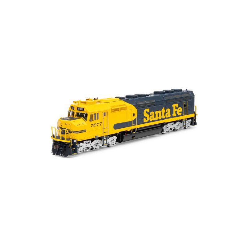 HO F45u Locomotive with DCC & Sound, ATSF #5977