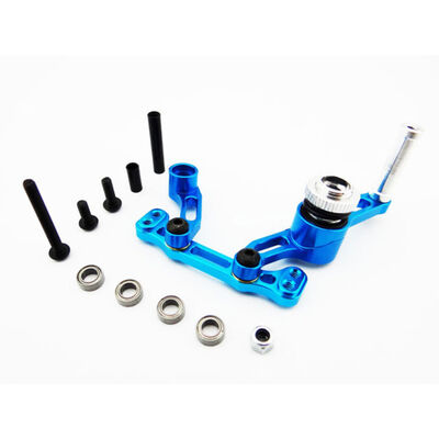 Aluminum Bellcrank Servo Saver Set, Blue: ECX 2WD Aluminum Bellcrank Servo Saver Set, Blue: ECX 2WD