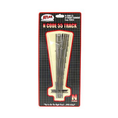 N Code 55 #7 Right-Hand Turnout N Code 55 #7 Right-Hand Turnout