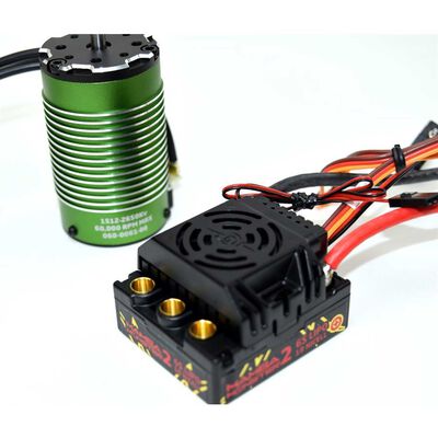 Mamba Monster 2 Waterproof Electronic Speed Control w/ 1512-2650KV V2 Sensored Motor Mamba Monster 2 Waterproof Electronic Speed Control w/ 1512-2650KV V2 Sensored Motor