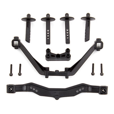 Front & Rear Body Mounts, 1/10 Team Associated RC10SC6.1 Front & Rear Body Mounts, 1/10 Team Associated RC10SC6.1