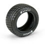1/10 Hoosier Angle Block M4 Rear 2.2" Dirt Oval Tires (2)