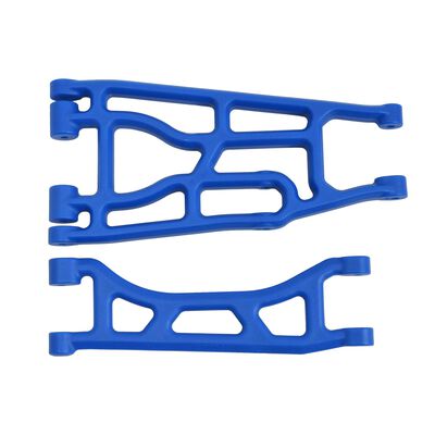 Upper and Lower A-arm Pair, Blue: Traxxas X-Maxx Upper and Lower A-arm Pair, Blue: Traxxas X-Maxx
