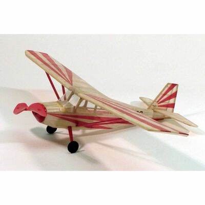 Citabria Rubber Powered 17-1/2" Airplane Kit Citabria Rubber Powered 17-1/2" Airplane Kit