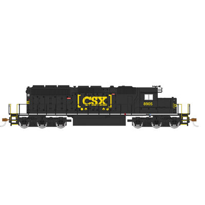 HO SD40-2 w DCC CSX Black HO SD40-2 w DCC CSX Black