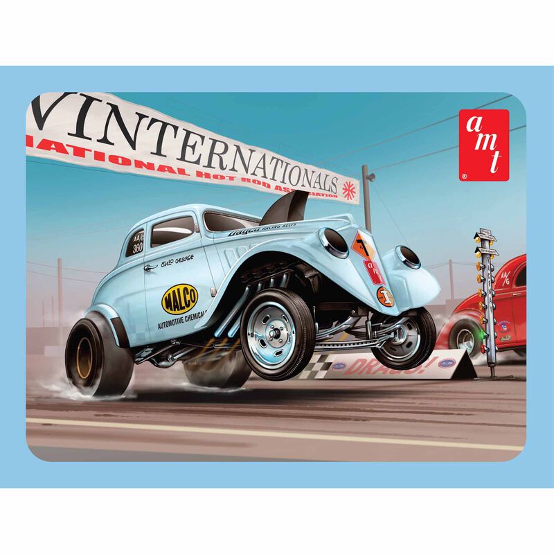 1/25 1933 Willys Gasser Ohio George w/Tin Packaging Model Kit