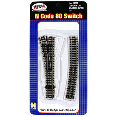 N Code 80 Custom Left-Hand Turnout N Code 80 Custom Left-Hand Turnout