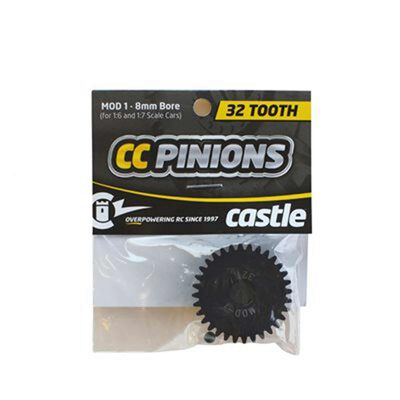 Pinion Gear, 32T MOD 1, 8mm Shaft Pinion Gear, 32T MOD 1, 8mm Shaft