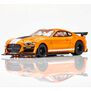 HO 2021 Ford Shelby GT500 Mega G+ Slot Car, Twister Orange & White