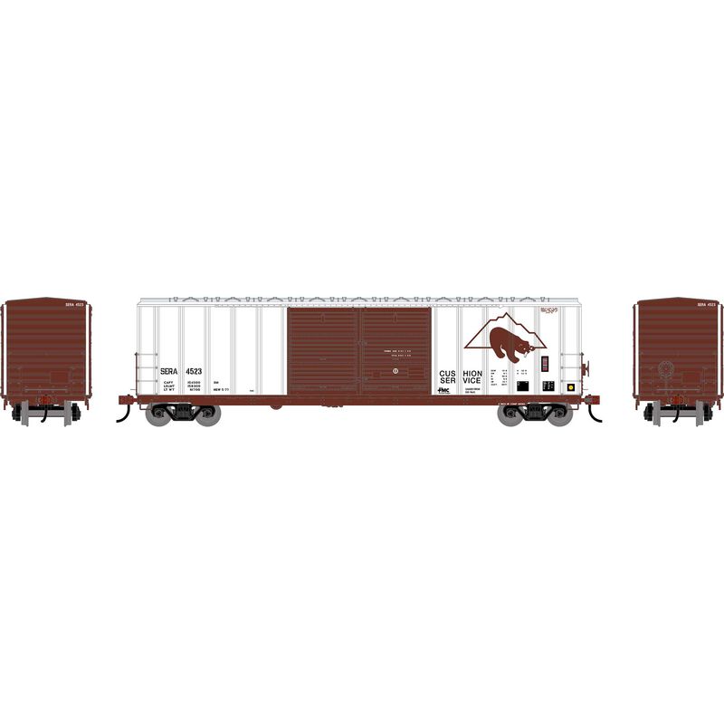 HO ATH 50' FMC 5077 Centered Double Door Box Car, SERA #4523