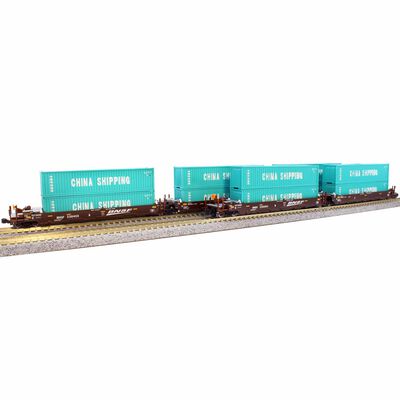 N MAXI-I BNSF Swoosh 5-Unit Set #238403 N MAXI-I BNSF Swoosh 5-Unit Set #238403