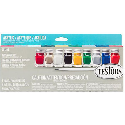 9 Piece Acrylic Paint Set, Value 9 Piece Acrylic Paint Set, Value