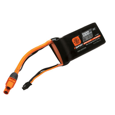 11.1V 1300mAh 3S 30C Smart LiPo Battery: IC3 11.1V 1300mAh 3S 30C Smart LiPo Battery: IC3