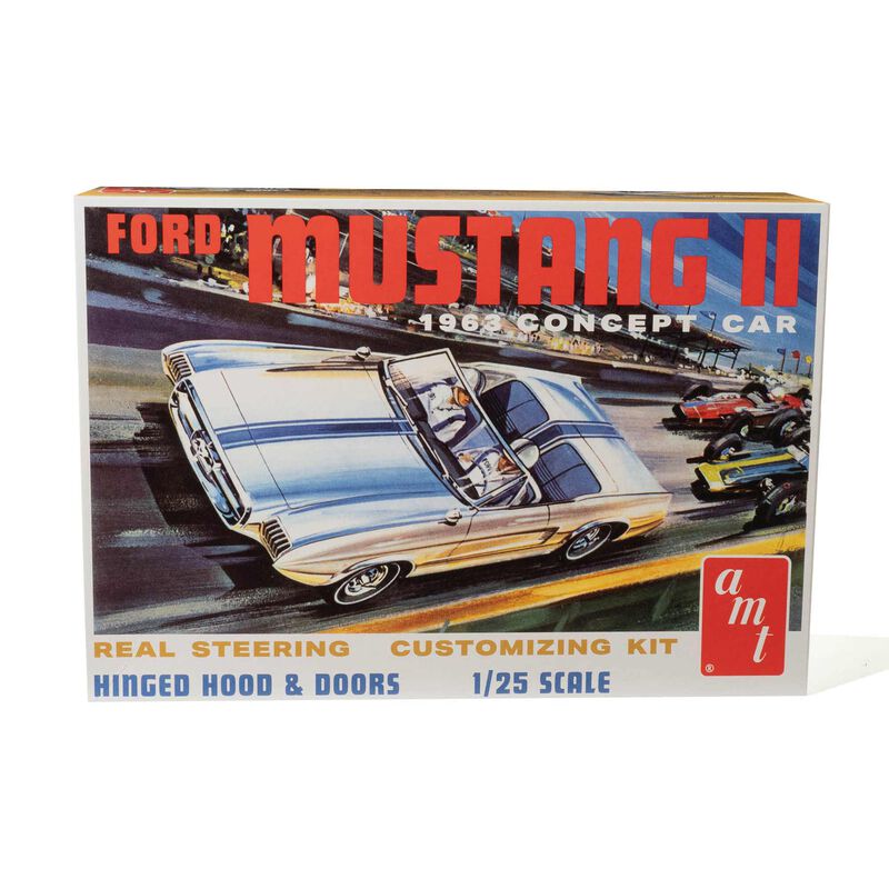 1/25 1963 Ford Mustang II Concept Car Model Kit
