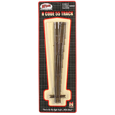 N Code 55 #10 Right-Hand Turnout N Code 55 #10 Right-Hand Turnout
