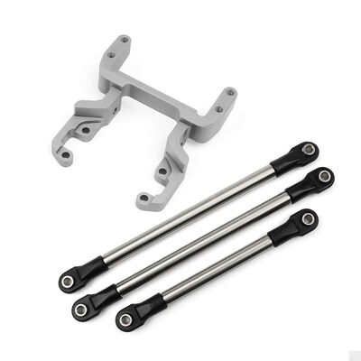 Currie F9 Servo Mount Kit, Clear: SCX10-II Currie F9 Servo Mount Kit, Clear: SCX10-II