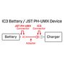 Adapter: IC3 Battery / JST PH-UMX Device