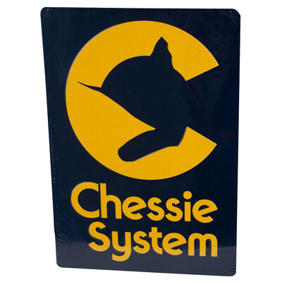 8" Die-Cut Metal Sign, Chessie 8" Die-Cut Metal Sign, Chessie